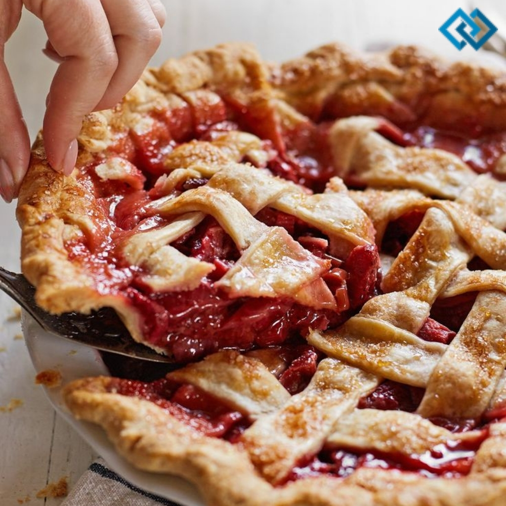 National Strawberry Rhubarb Pie Day Captions