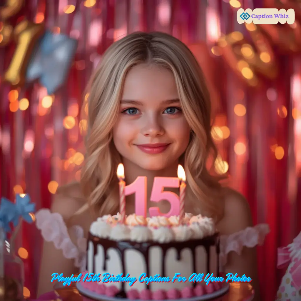 149+ Magical 15th Birthday Captions For Instagram and Quotes to Celebrate You