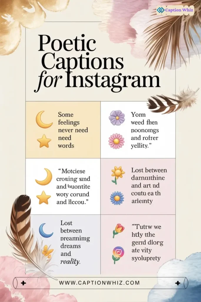 139+ Inspiring Poetic Captions For Instagram and Quotes to Ignite Your Creativity