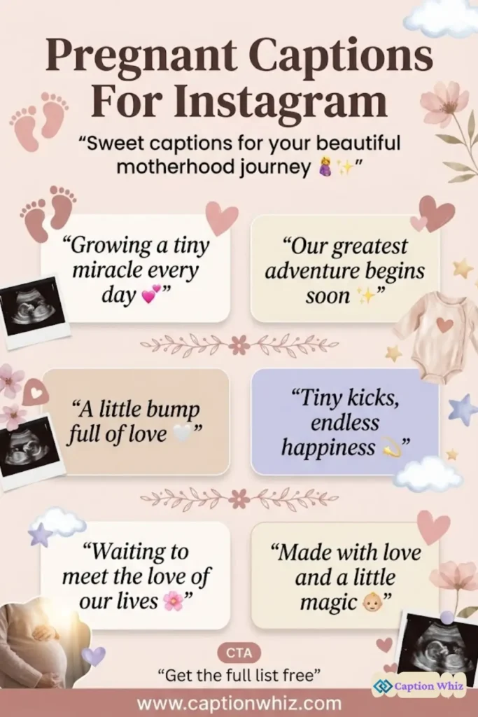 143+ Inspiring Pregnant Captions For Instagram and Quotes to Celebrate Motherhood