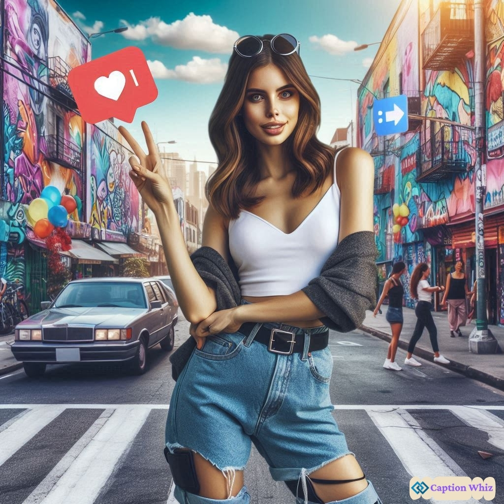 Stylish Model Captions That Speak Volumes