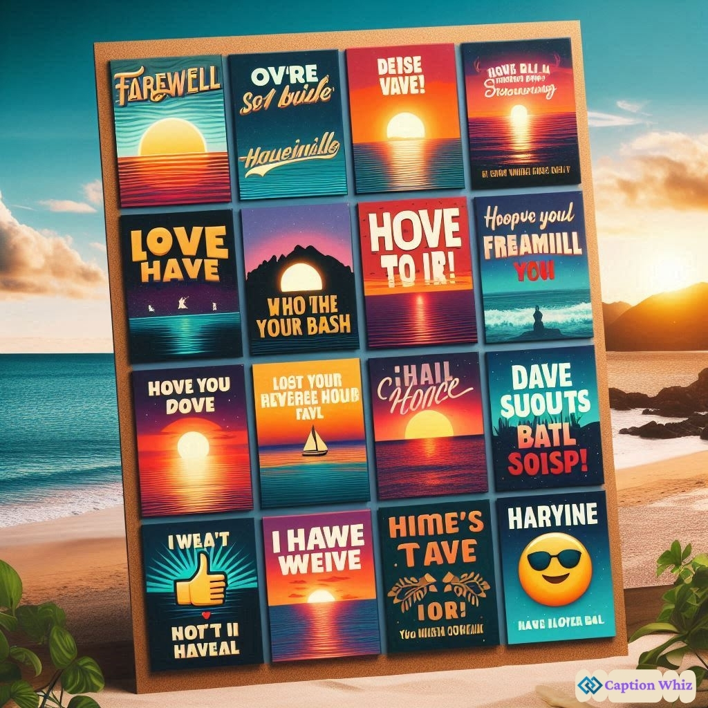 Sweet Farewell Captions That Express Your Feelings