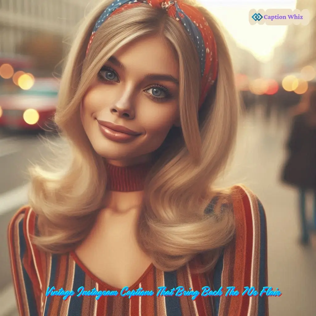147+ Top 70s Captions For Instagram That Capture the Vibe of a Groovy Era