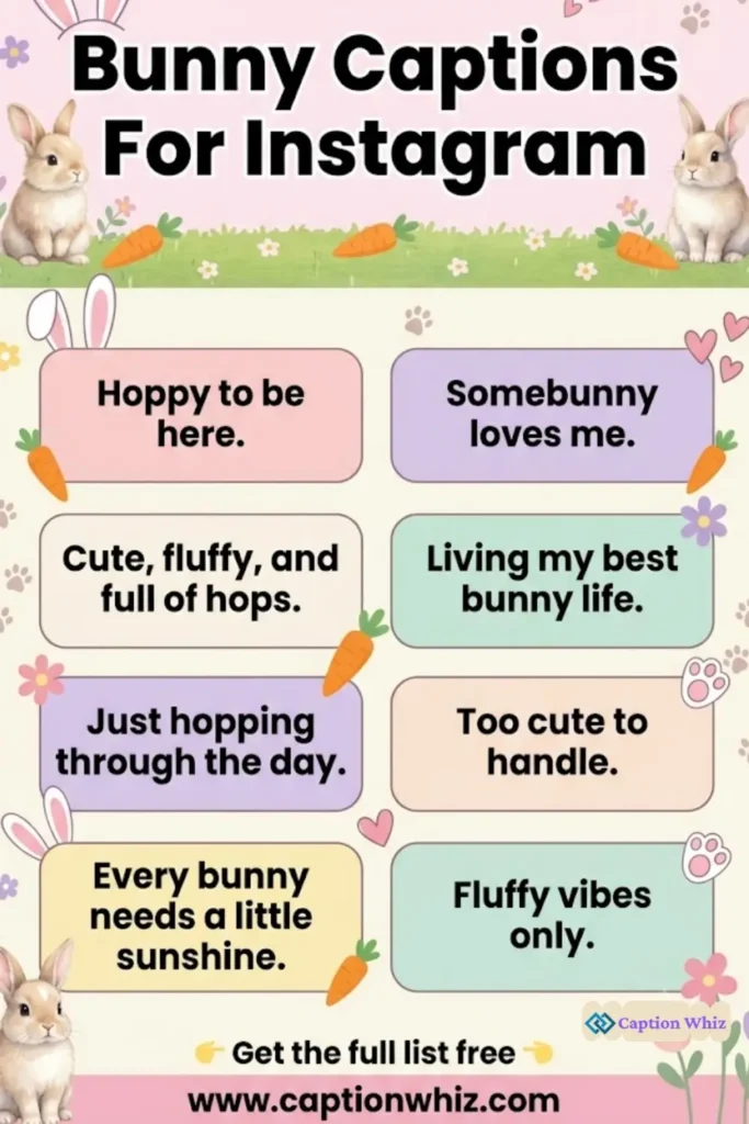 127+ Whimsical Bunny Captions For Instagram and Quotes to Hop Into Your Feed