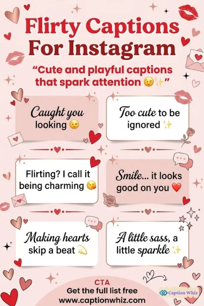 125+ Playful Flirty Captions For Instagram That Spark Joy and Connection Quotes