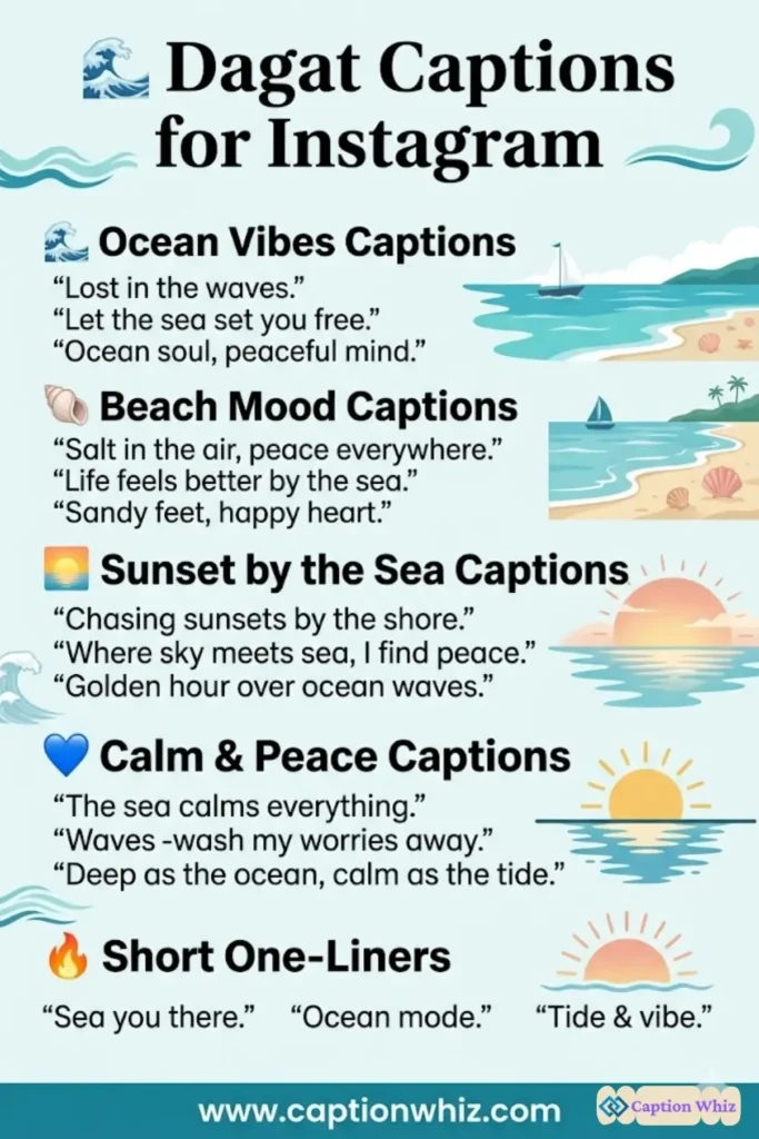 125+ Inspiring Dagat Captions For Instagram and Quotes to Make Waves Online