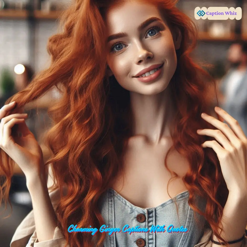 143+ Vibrant Ginger Captions For Instagram and Inspiring Quotes to Brighten Your Feed