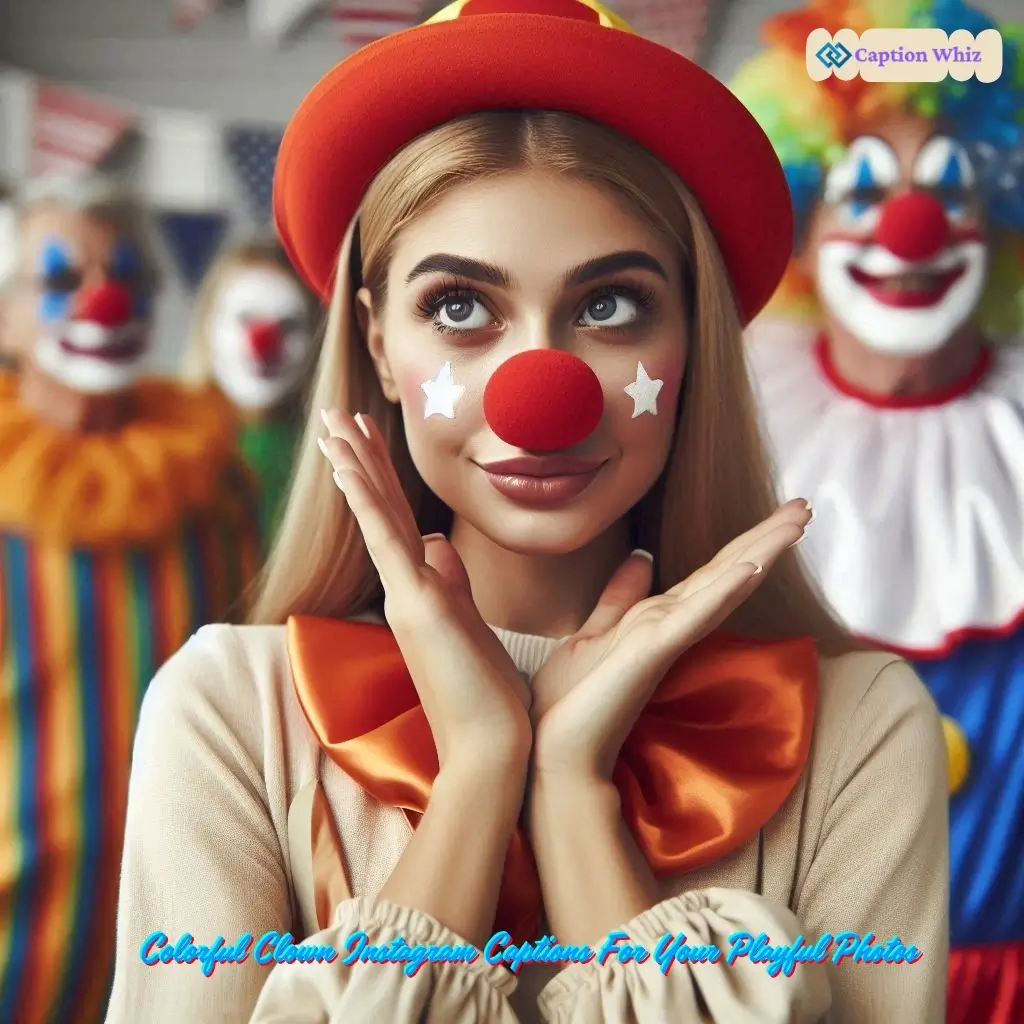 135+ Whimsical Clown Captions For Instagram and Quotes That Bring Joy