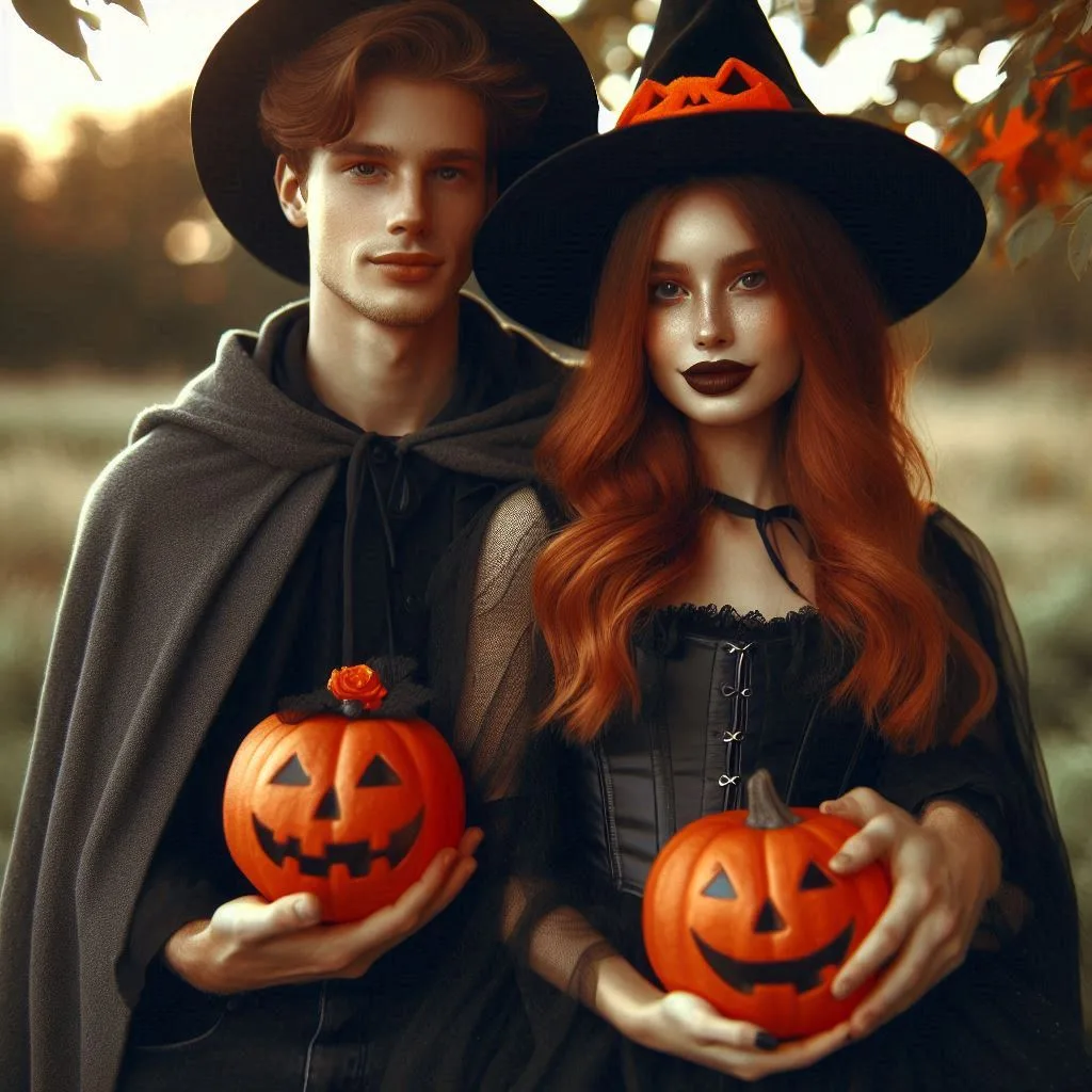 135+ Halloween Instagram Captions For Couples to Celebrate Love