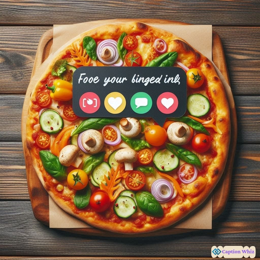 Fun Pizza Captions to Bite Into Happiness