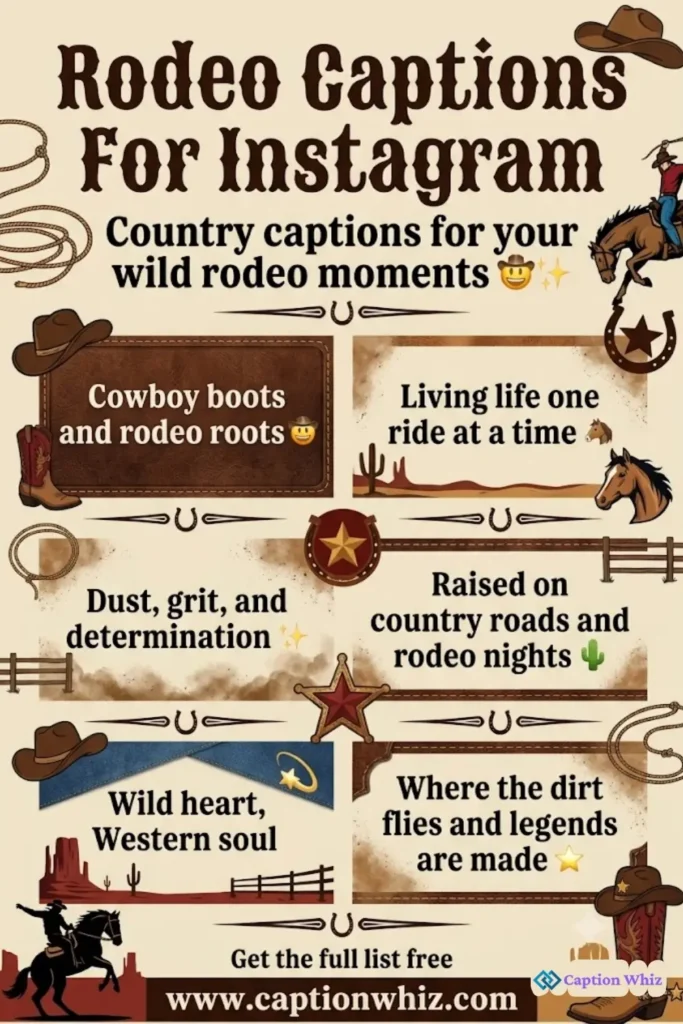 135+ Inspiring Rodeo Captions For Instagram and Quotes to Capture the Spirit
