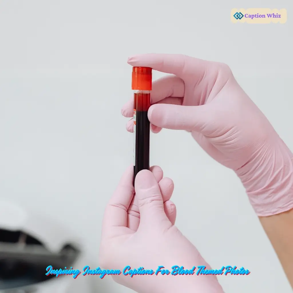 149+ Fierce Blood Captions For Instagram and Quotes to Ignite Your Feed