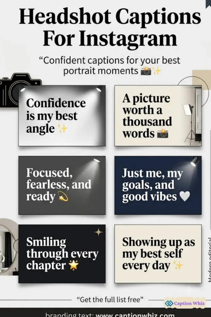 125+ Powerful Headshot Captions For Instagram and Inspiring Quotes to Shine
