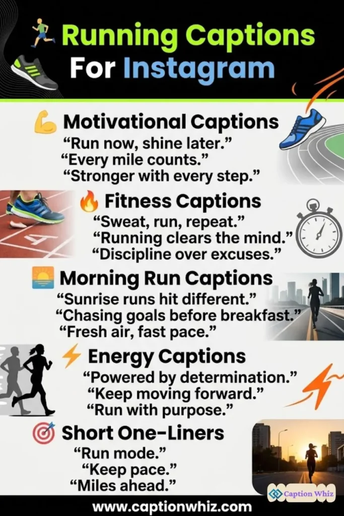 147+ Inspiring Running Captions For Instagram and Motivational Quotes to Energize You