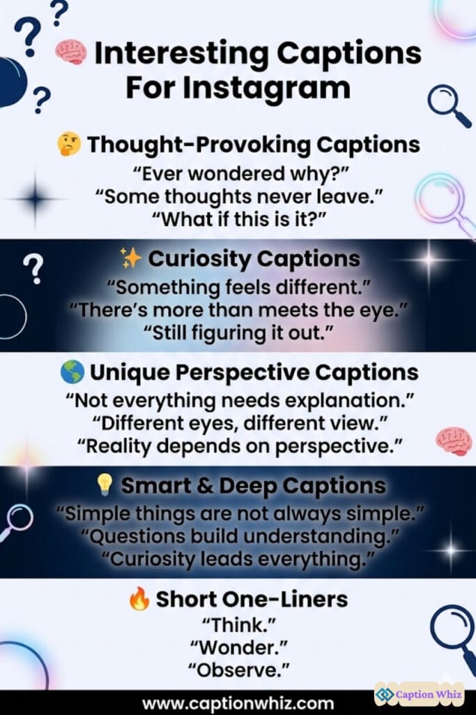 139+ Inspiring Interesting Captions For Instagram and Quotes to Boost Your Vibes