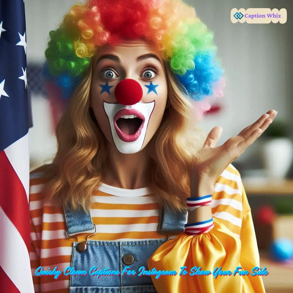 135+ Whimsical Clown Captions For Instagram and Quotes That Bring Joy