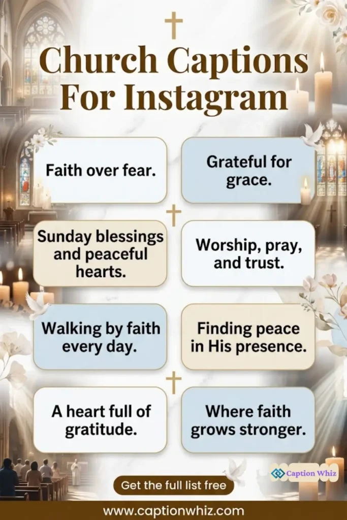 147+ Inspiring Church Captions For Instagram and Uplifting Quotes to Share