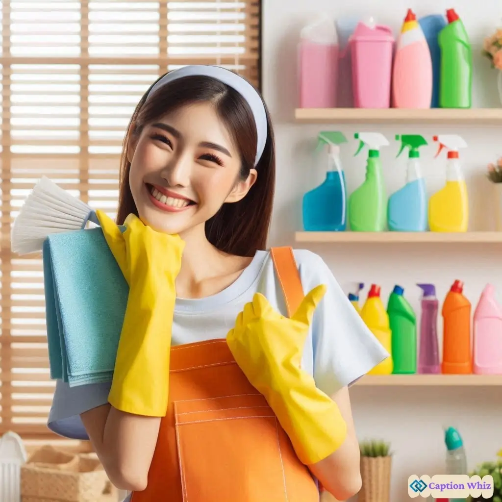 Short Cleaning Services Captions That Pop