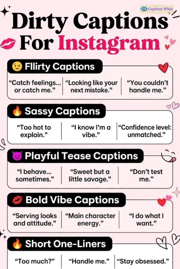 125+ Sizzling Dirty Captions For Instagram and Quotes to Ignite Your Feed