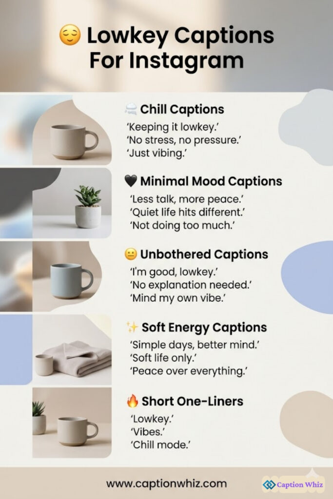 129+ Unique Lowkey Captions For Instagram and Quotes to Boost Your Vibe