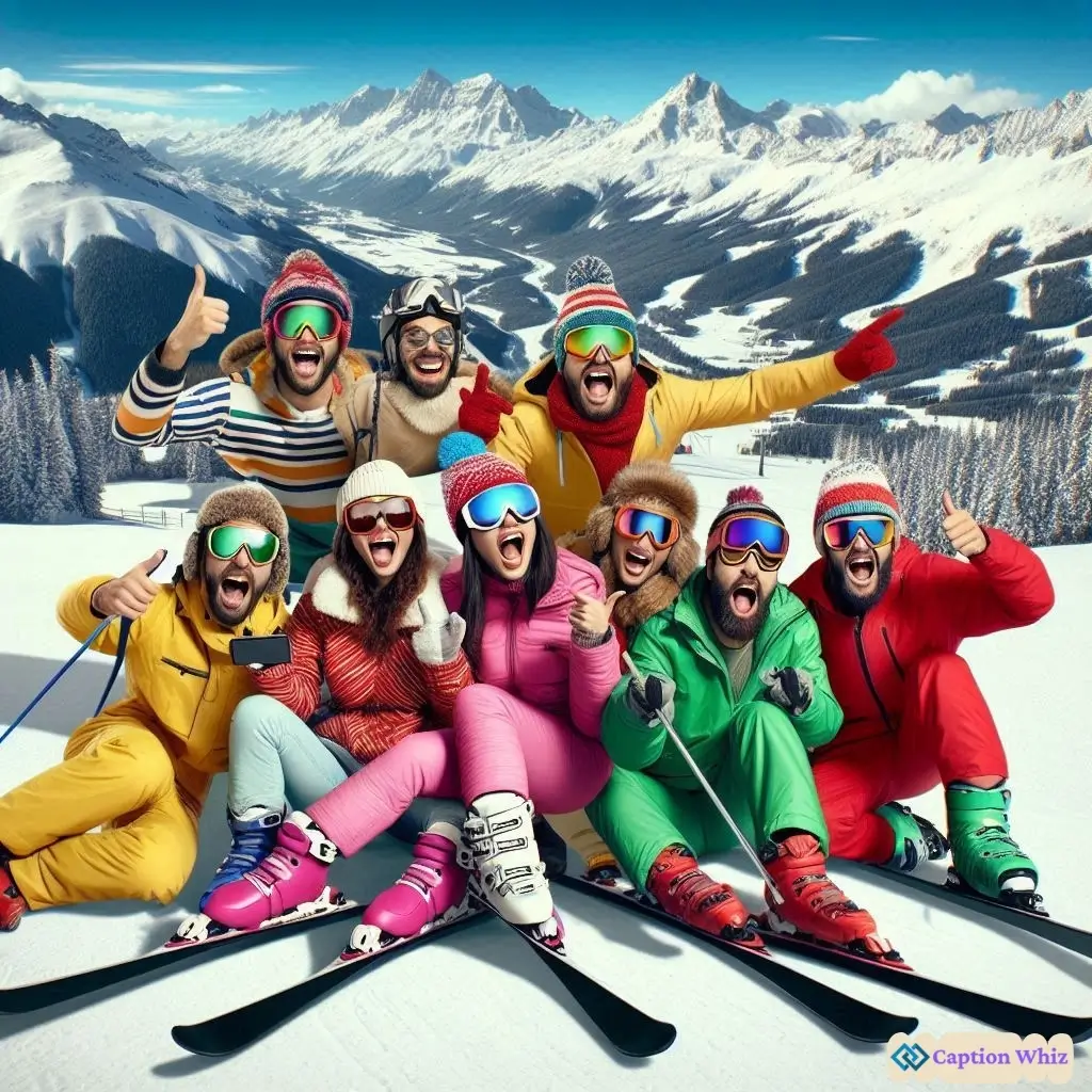 Short Ski Captions When You Need To Keep It Simple