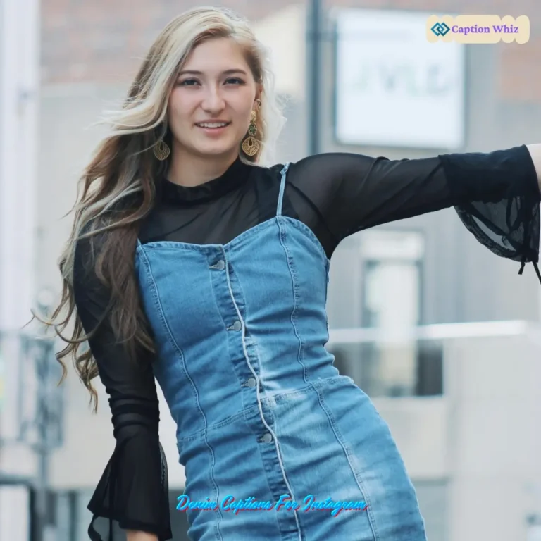 123+ Top Denim Captions For Instagram That Celebrate Your Style and Confidence