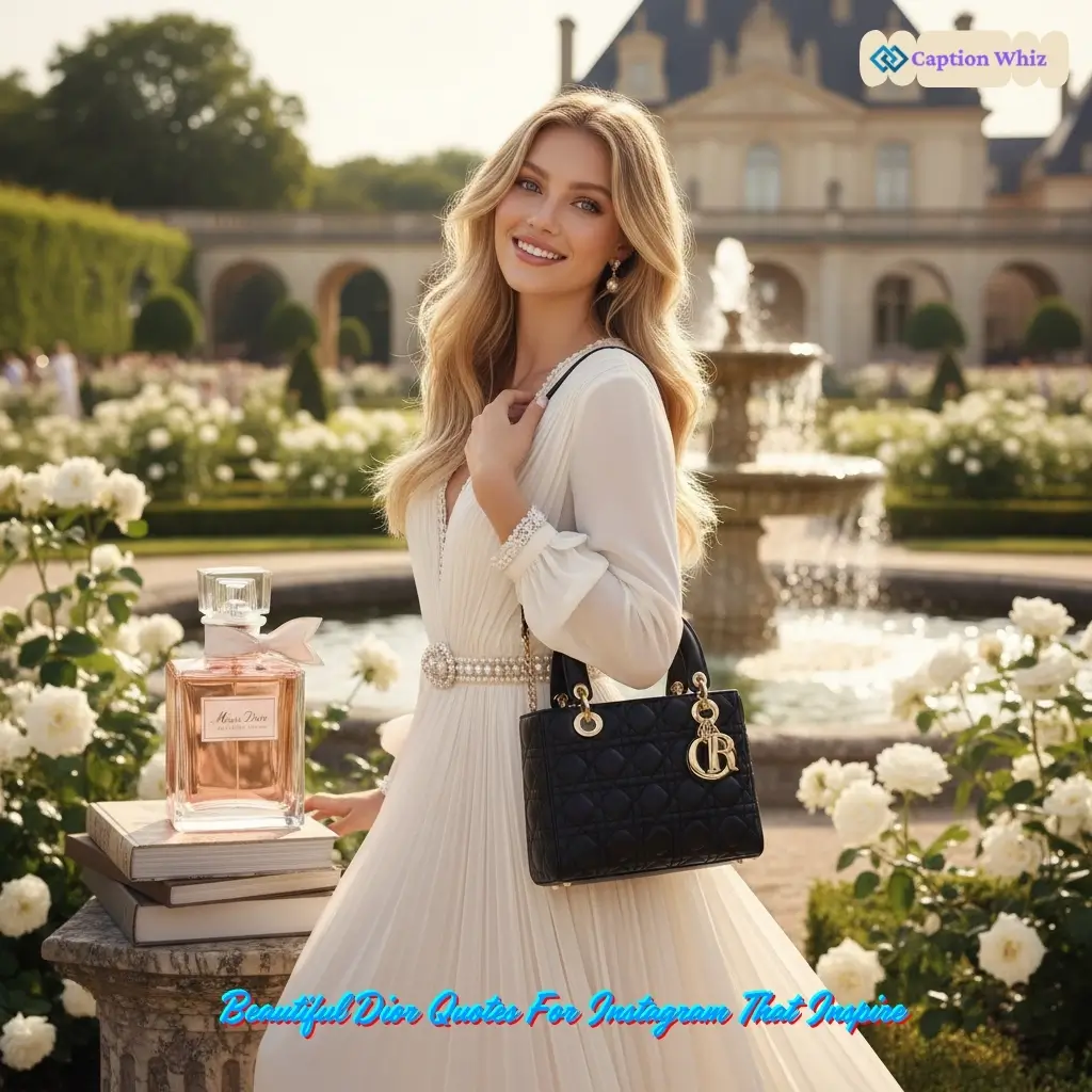 123+ Stylish Dior Captions For Instagram and Quotes That Inspire Glamour