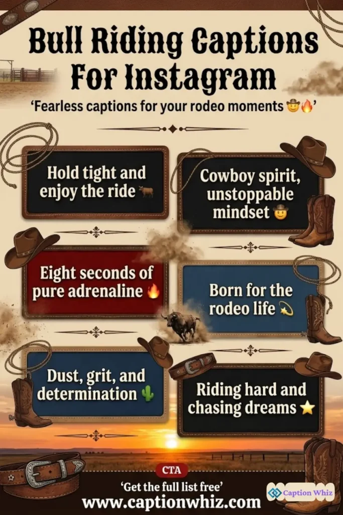 129+ Thrilling Bull Riding Captions For Instagram and Inspiring Quotes