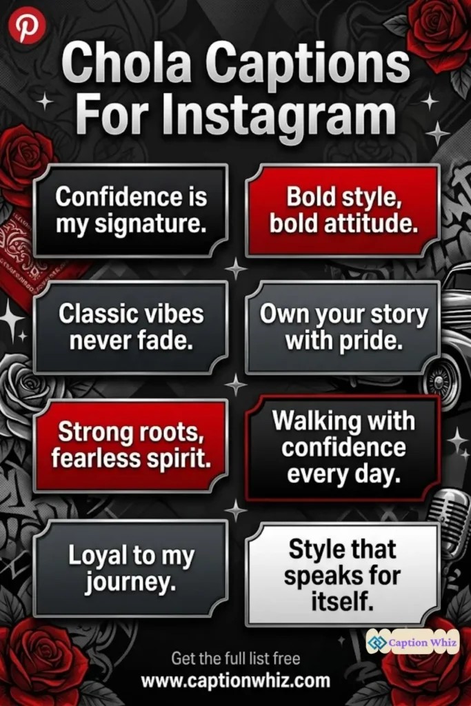 135+ Bold Chola Captions For Instagram and Quotes to Showcase Your Culture