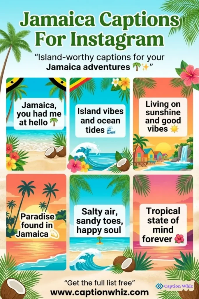 139+ Vibrant Jamaica Captions For Instagram and Quotes to Brighten Your Feed
