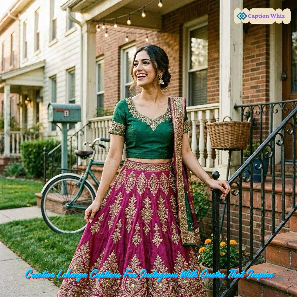 149+ Stunning Lehenga Captions For Instagram and Inspiring Quotes