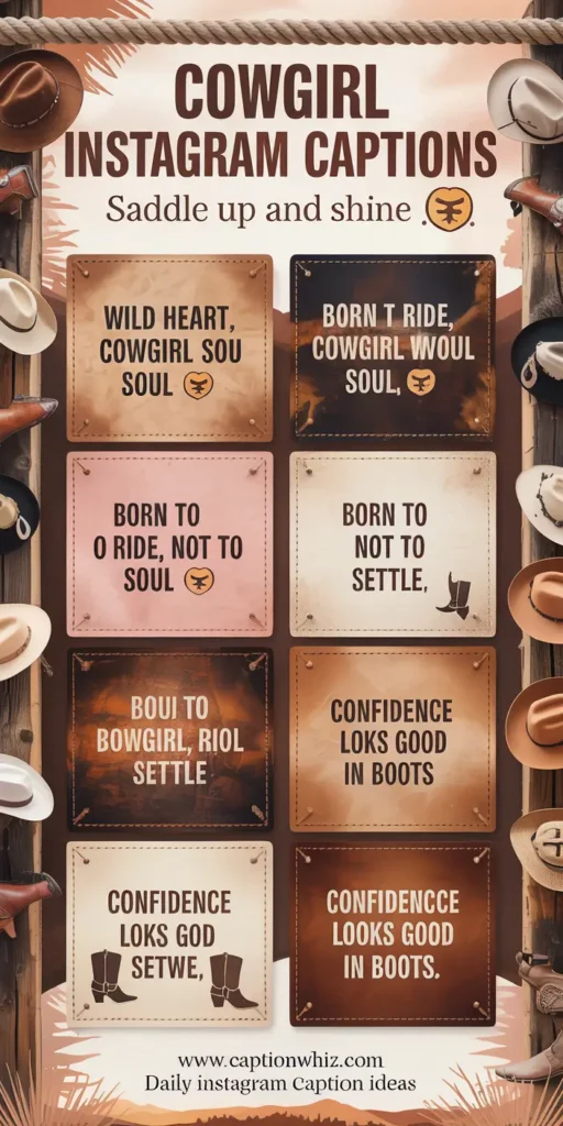 123+ Fierce Cowgirl Captions For Instagram and Quotes to Showcase Your Spirit