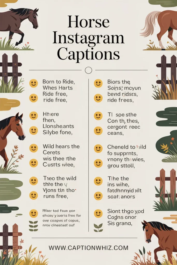 127+ Inspiring Horse Captions For Instagram and Quotes to Share Your Passion