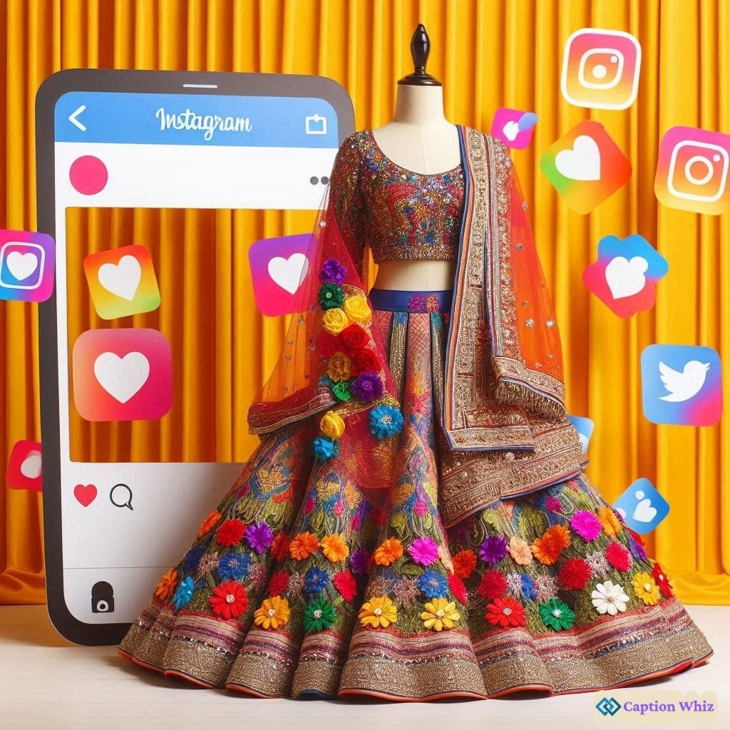 149+ Stunning Lehenga Captions For Instagram and Inspiring Quotes in 2026
