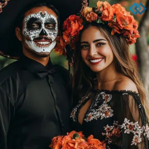 135+ Halloween Instagram Captions For Couples to Celebrate Love