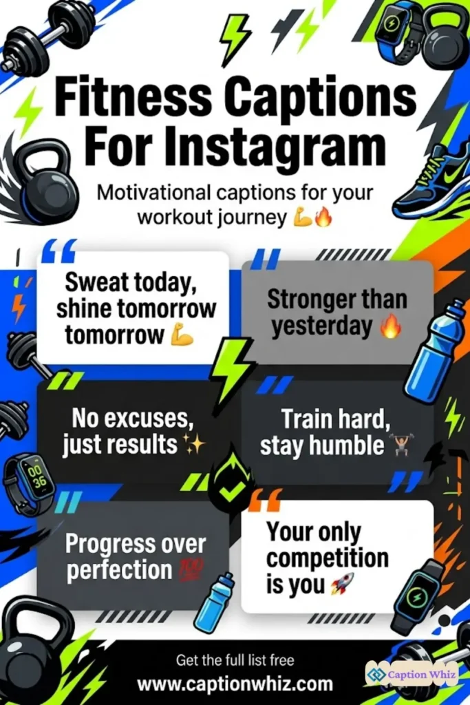 137+ Inspiring Fitness Captions For Instagram and Motivational Quotes to Energize You