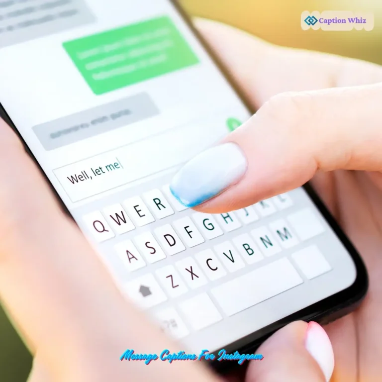 Message Captions For Instagram