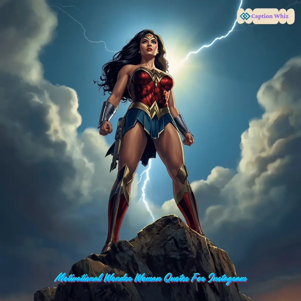 145+ Empowering Wonder Woman Captions For Instagram and Quotes That Inspire