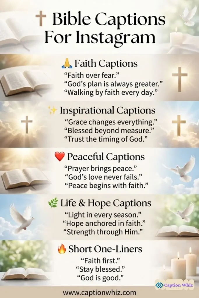 147+ Inspiring Bible Captions For Instagram and Quotes to Brighten Your Feed