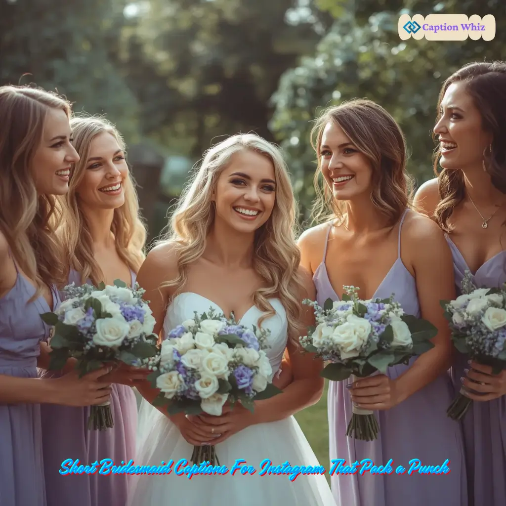 127+ Magical Bridesmaid Captions For Instagram and Heartfelt Quotes