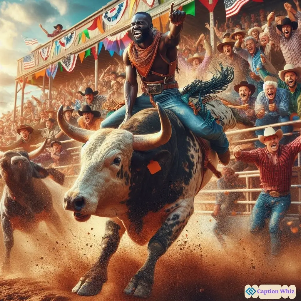 Short Bull Riding Captions For Instagram That Pack a Punch