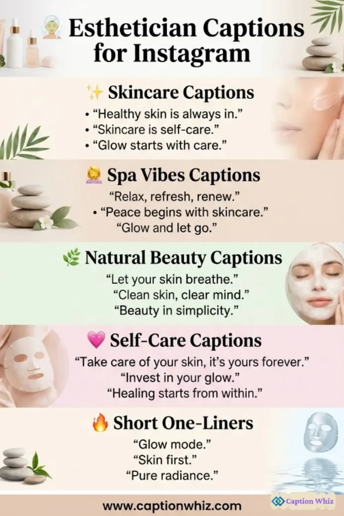 127+ Inspiring Esthetician Captions For Instagram and Quotes to Shine Bright
