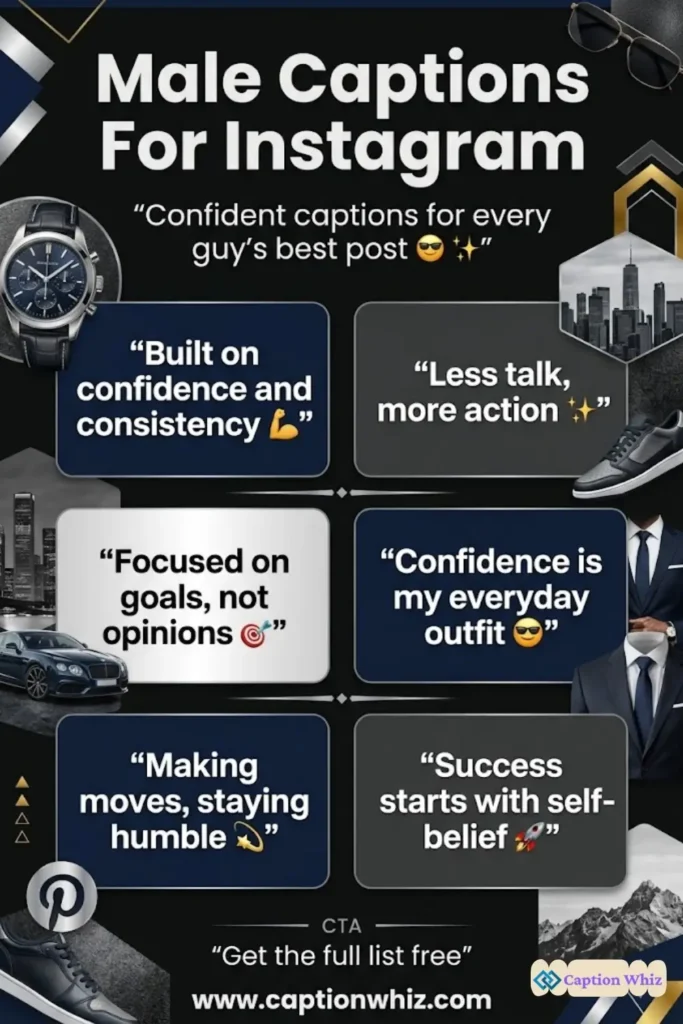 149+ Powerful Male Captions For Instagram That Inspire and Motivate Quotes