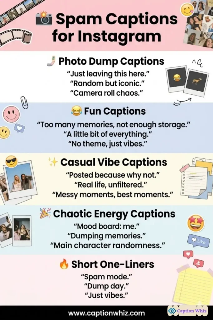135+ Powerful Spam Captions For Instagram That Will Ignite Your Creativity Quotes