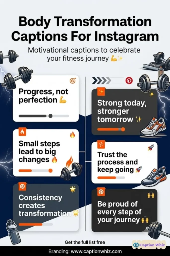 145+ Inspiring Body Transformation Captions For Instagram and Quotes to Motivate You