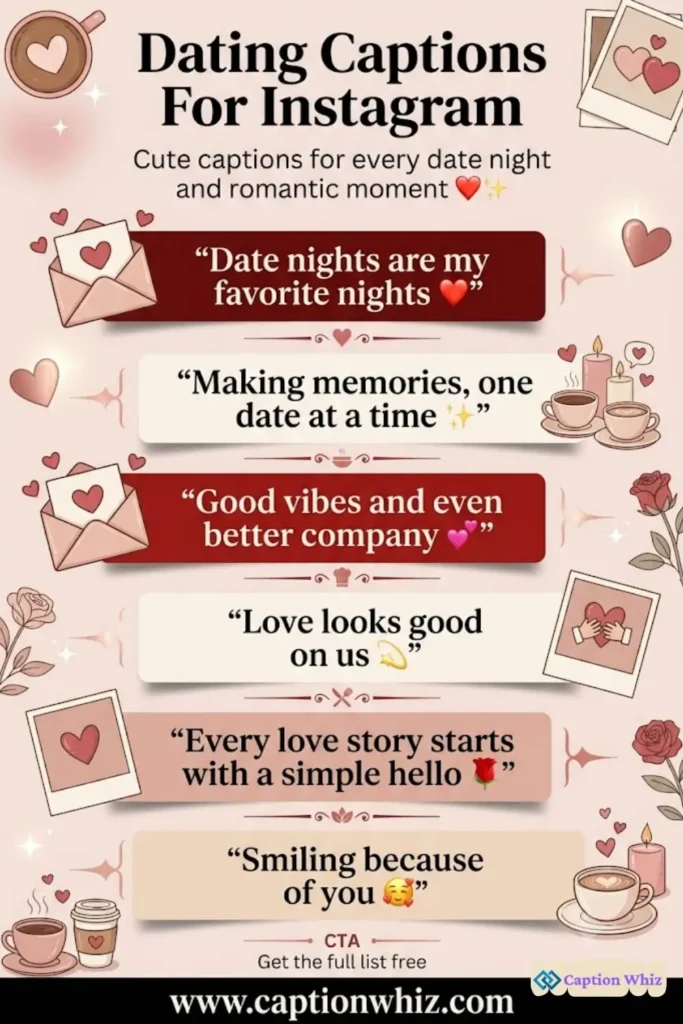 143+ Charming Dating Captions For Instagram and Quotes That Spark Connection