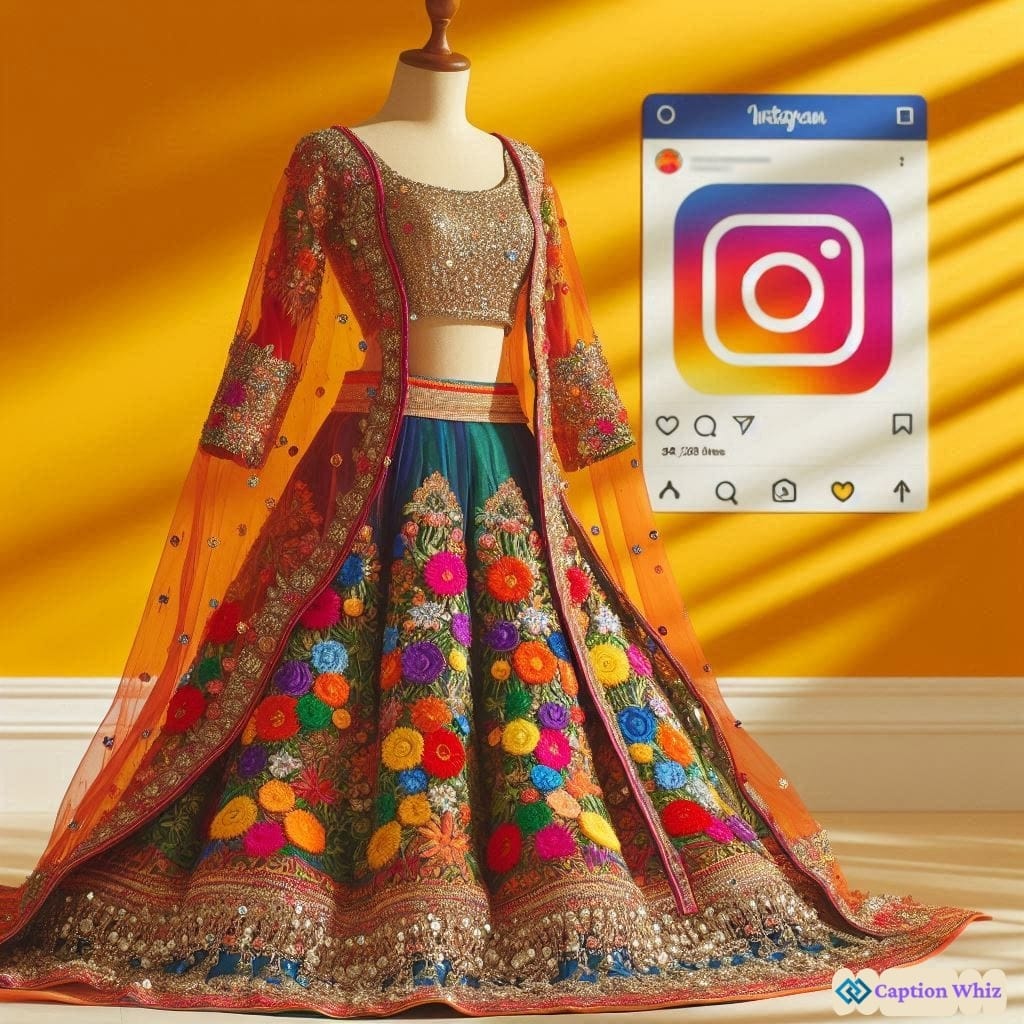 149+ Stunning Lehenga Captions For Instagram and Inspiring Quotes in 2026