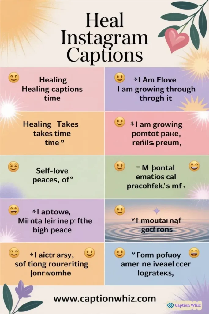 123+ Inspiring Heal Captions For Instagram and Quotes to Transform Your Feed