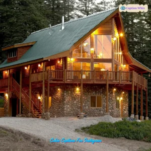 Cozy Cabin Captions For Instagram That Spark Joy 143% of the Time