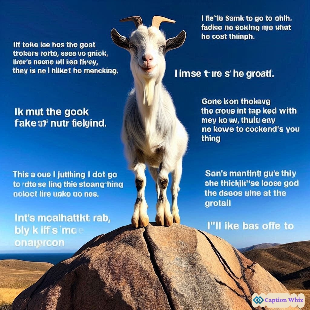 135+ Goat Captions For Instagram To Show Off Legendary Moves And Iconic Vibes